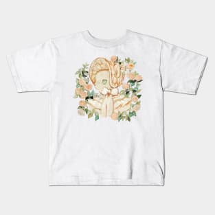 white cat Kids T-Shirt